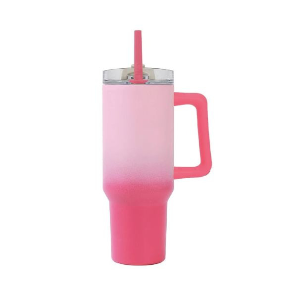 TAZA DE VIAJE 1200ML SOMBREADA ROSA
