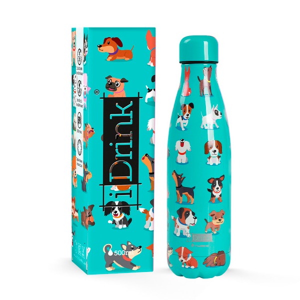 BOTELLA TERMICA 500ML DOGS
