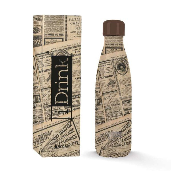 BOTELLA TERMICA 500ML OLD NEWSPAPER
