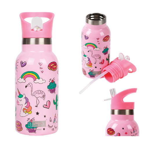 BOTELLA TERMICA 350ML UNICORNIO
