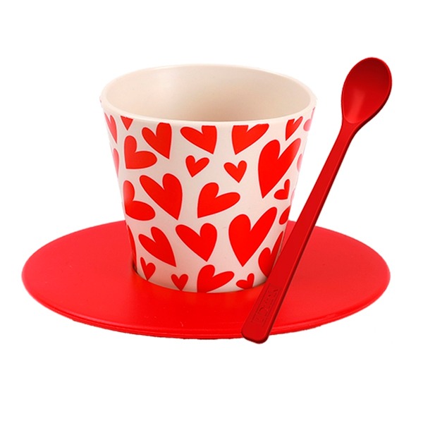JUEGO TAZA/PLATO/CUCHARA 'FOLLOW YOURS..