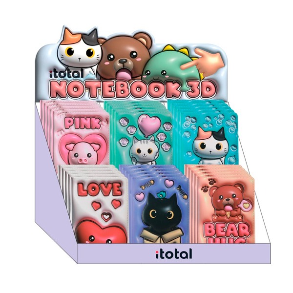 LIBRETA 3D SURTIDAS