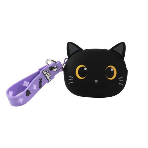 MONEDERO SILICONA BLACK CAT