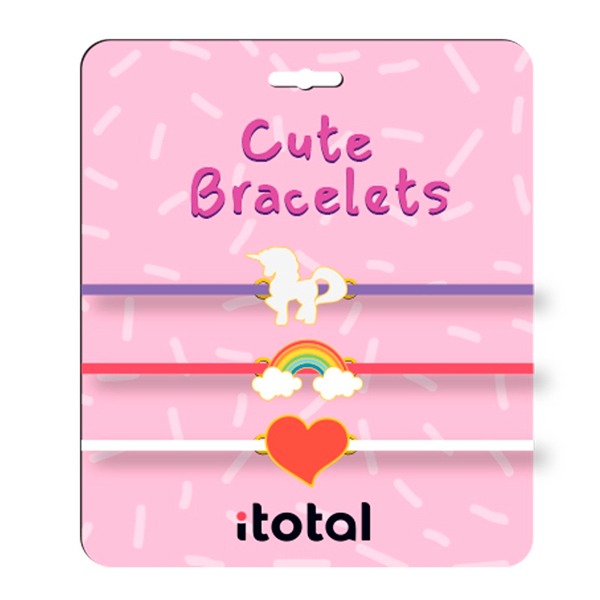 PULSERAS UNICORNIO SET 3 UDS