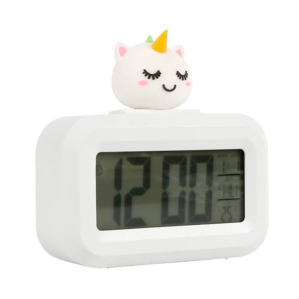 RELOJ DESPERTADOR UNICORN