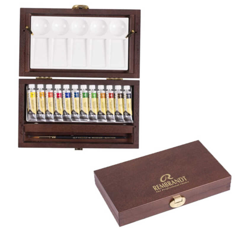 CAJA MADERA SET PROFESINAL ACUARELAS