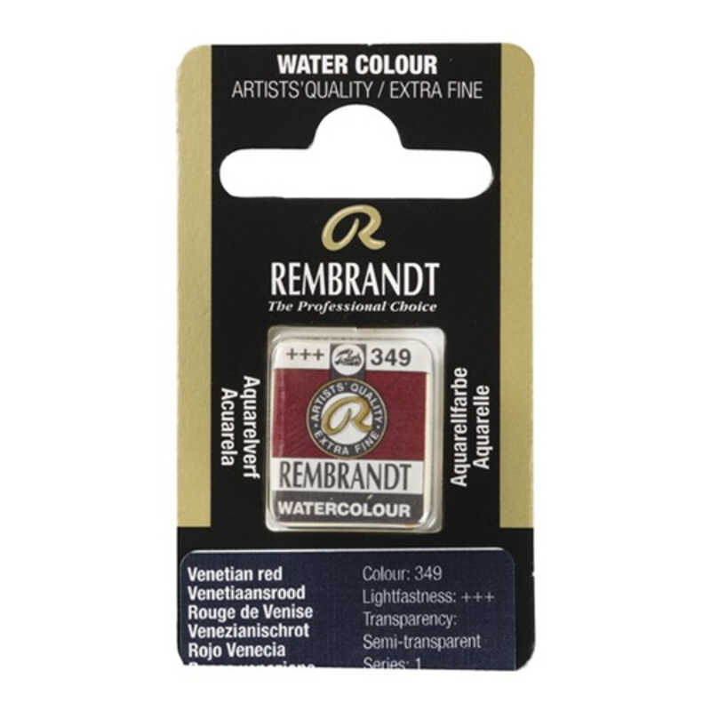 ACUARELA REMBRANDT PASTILLA ROJO VENECI