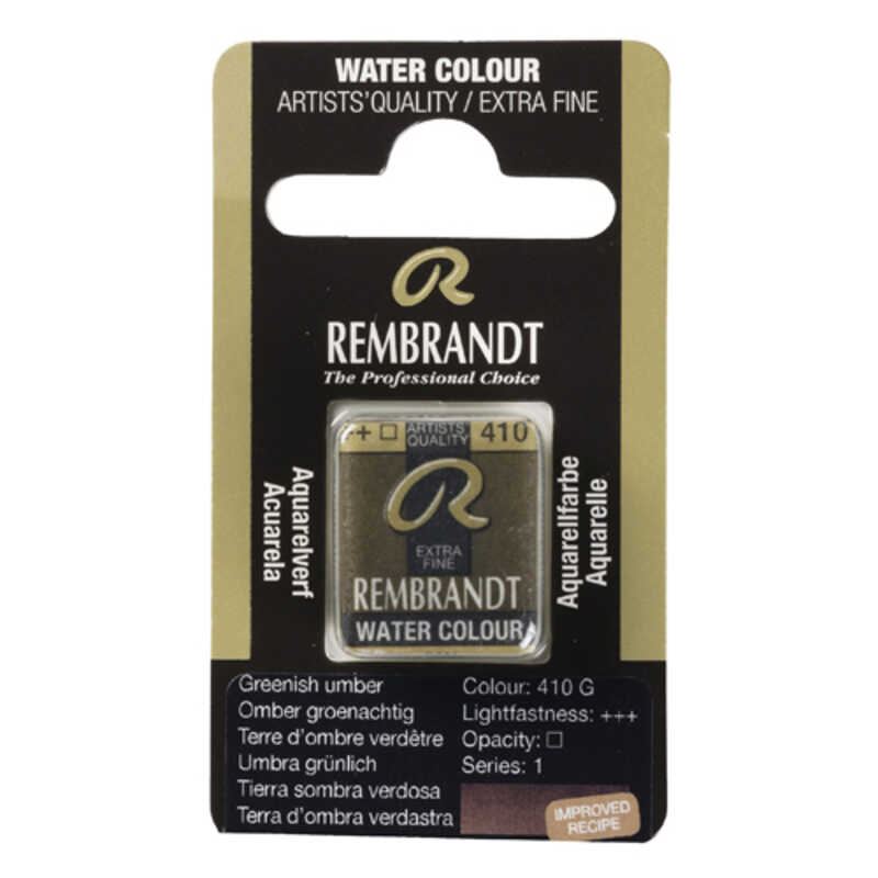 ACUARELA REMBRANDT PASTI. SOMBRA VERDE