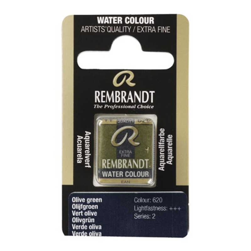 ACUARELA REMBRANDT PASTI. VERDE OLIVA