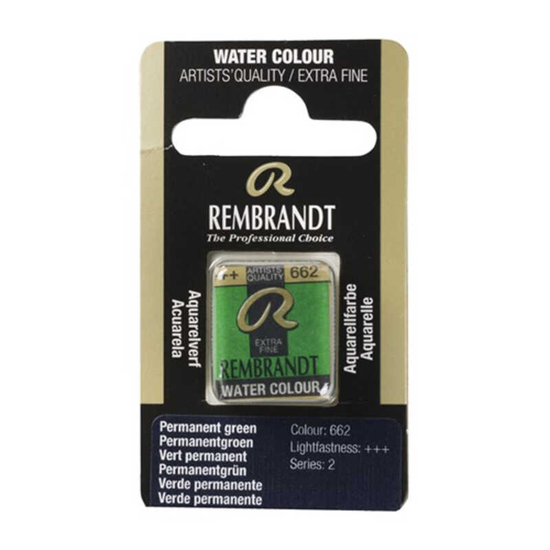 ACUARELA REMBRANDT PASTI. VERDE PERMANE
