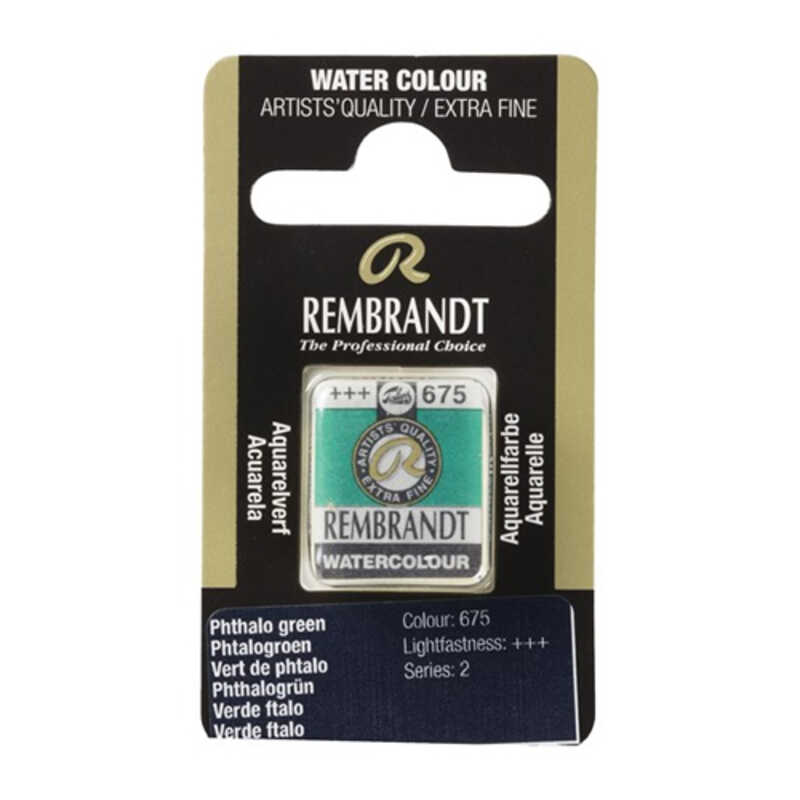 ACUARELA REMBRANDT PASTILLA VERDE FTALO