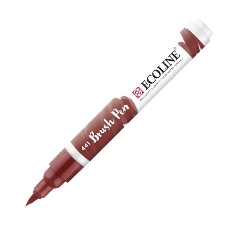 ECOLINE ROTULADOR PINCEL CAOBA