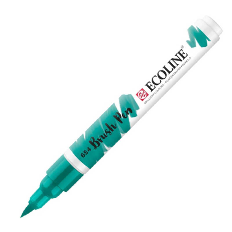 ECOLINE ROTULADOR PINCEL VERDE PINO