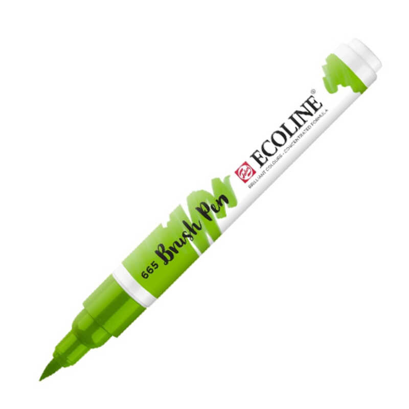 ECOLINE ROTULADOR PINCEL VERDE PRIMAVER
