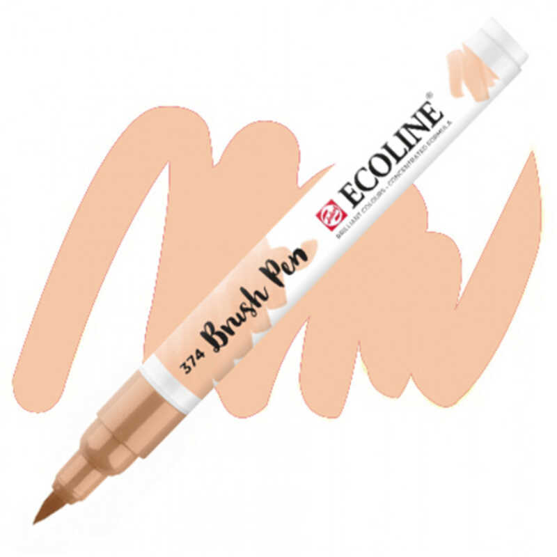 ECOLINE ROTULADOR PINCEL BEIGE ROSADO
