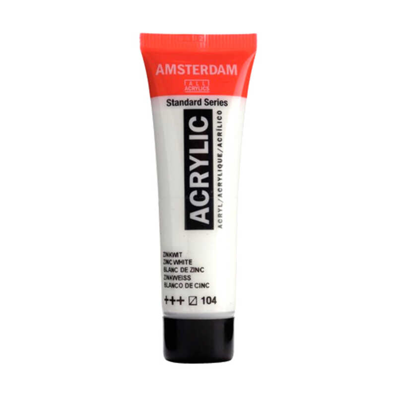 ACRILICA AMSTERDAM 20ML BLANCO ZINC
