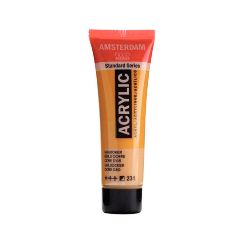ACRILICA AMSTERDAM 20ML OCRE DORADO