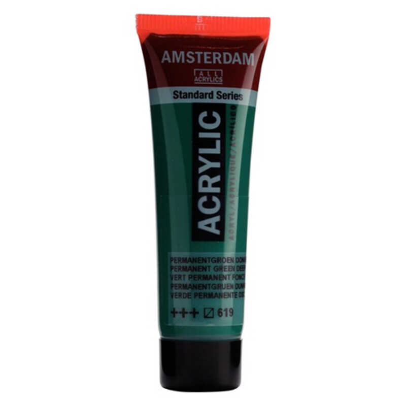 ACRILICA AMSTERDAM 20ML VERDE PERM OSCU