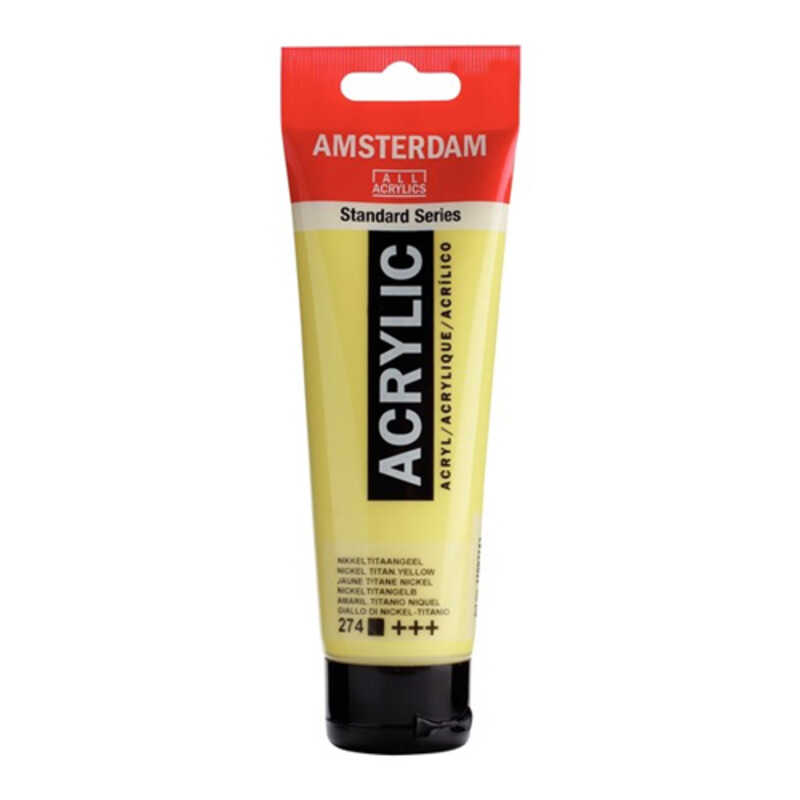 ACRILIC AMSTERDAM 120ML. AMARIL TI NIQU