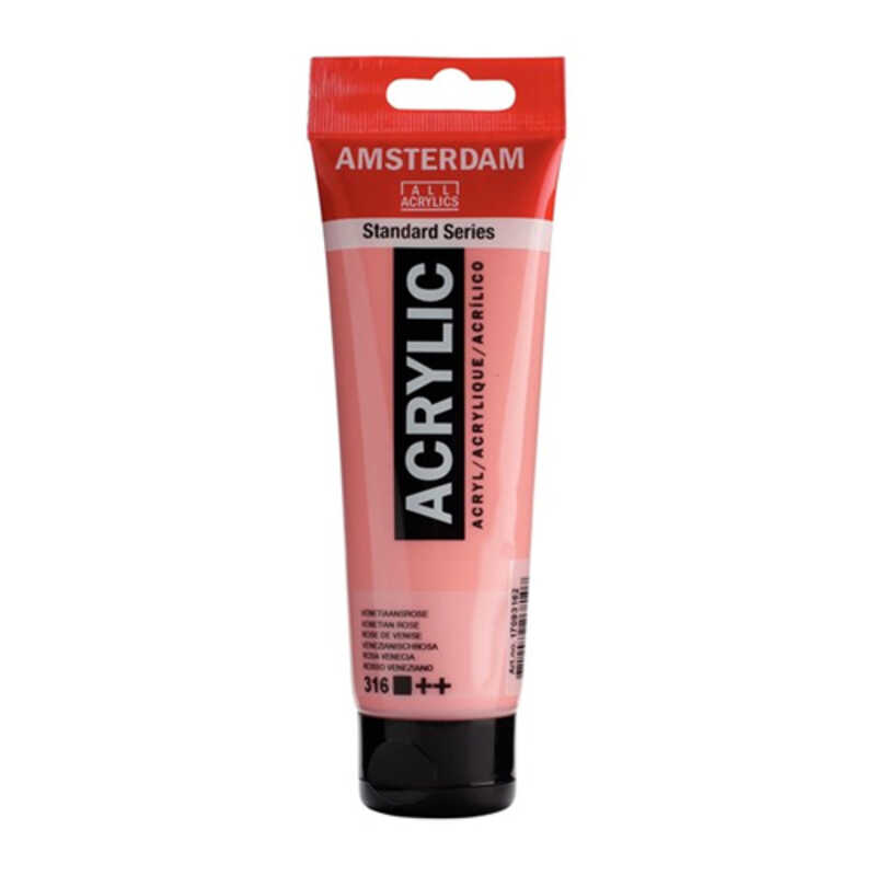 ACRILIC AMSTERDAM 120ML.  ROSA VENECIA