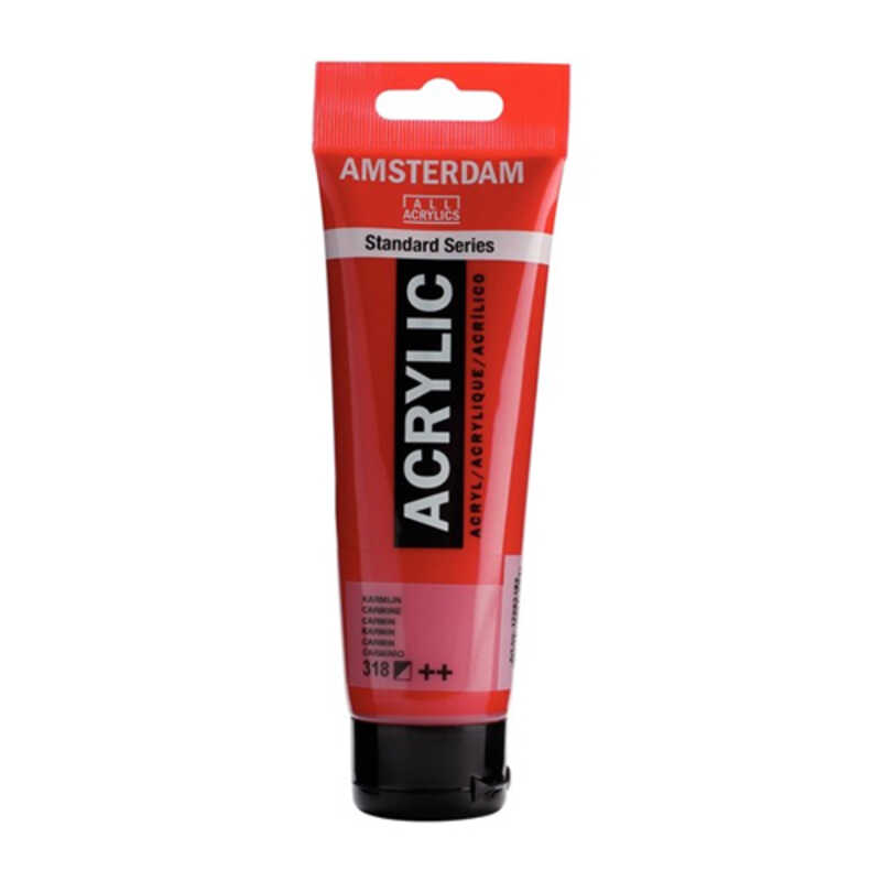 ACRILIC AMSTERDAM 120ML.  CARMIN