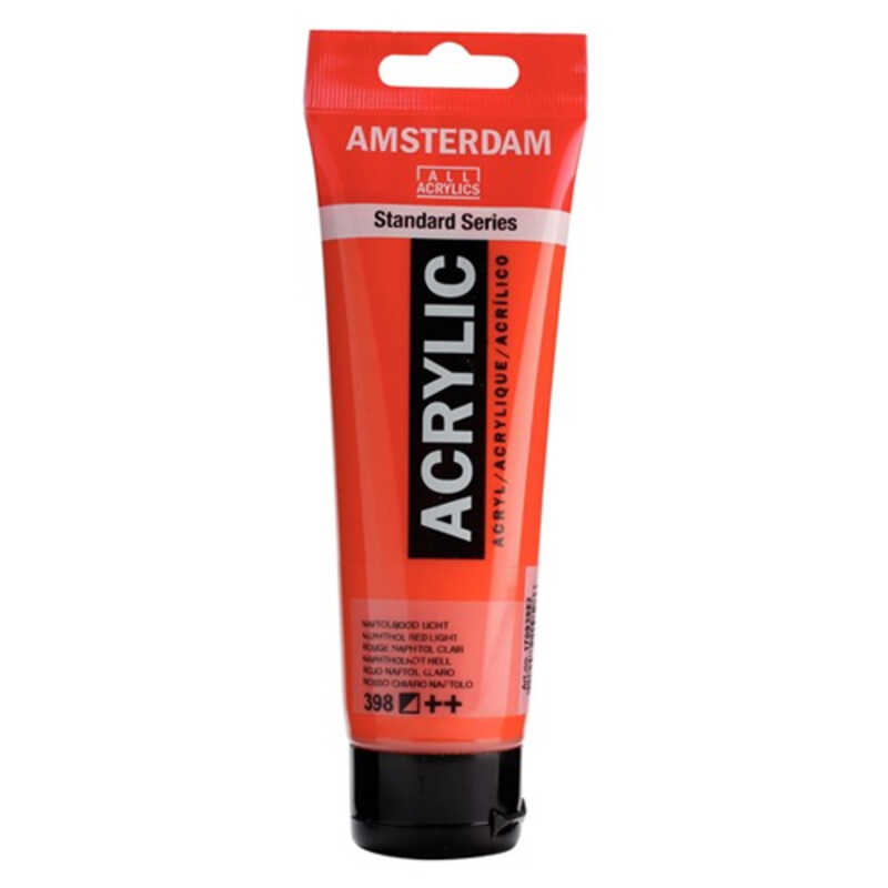 ACRILIC AMSTERDAM 120ML ROJO NPH. CLARO