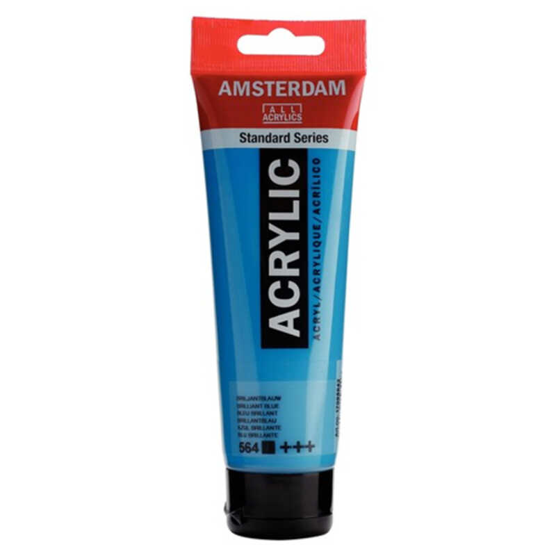 ACRILIC AMSTERDAM 120ML. AZUL BRILLANTE