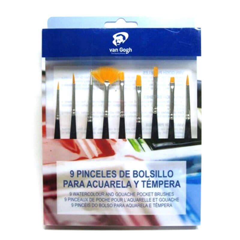 PACK 9 PINCELES MINI