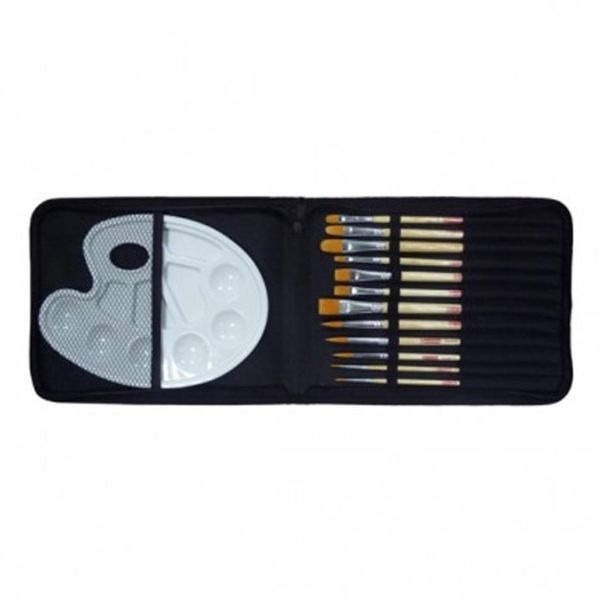 ORGANIZADOR DE PINCELES+20UDS+PALETA