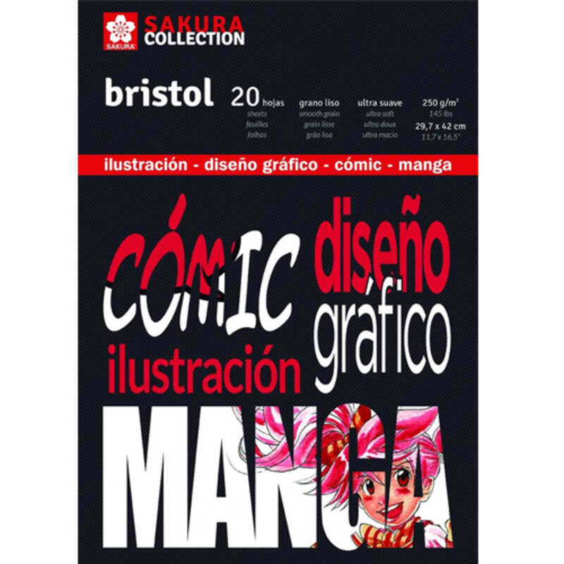 BLOC PAPER SAKURA 250GR 20H A3