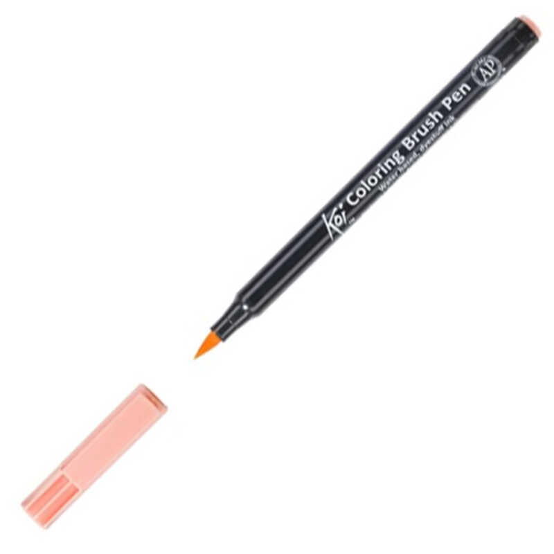 ROTULADOR BRUSH KOI ROJO CORAL