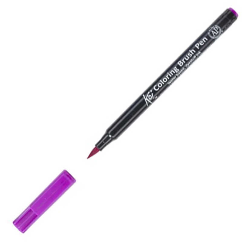 ROTULADOR BRUSH KOI BURDEOS