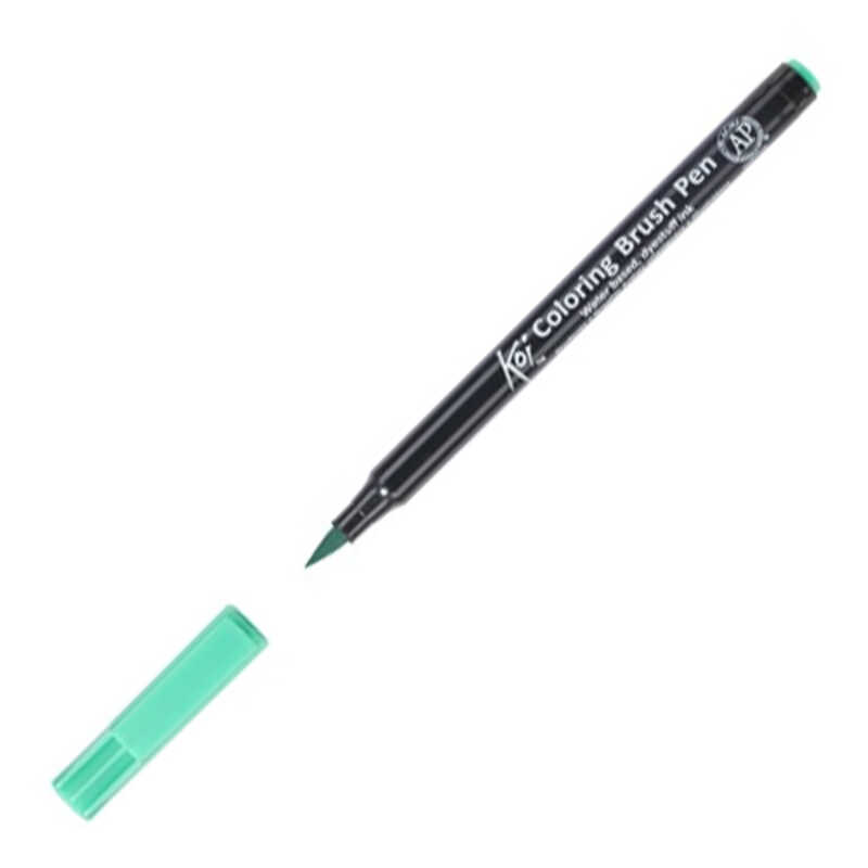 ROTULADOR BRUSH KOI VERDE AZULADO CLARO