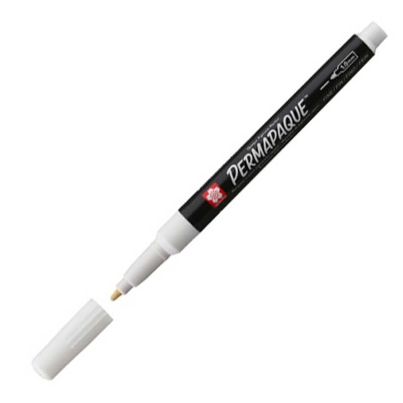 ROTULADOR PERMANENTE FINO BLANCO