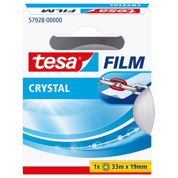 CINTA ADHESIVA TESAFILM CRYSTAL 33MX19M