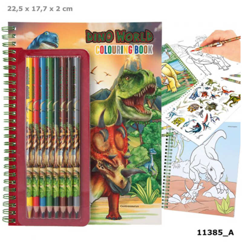 DINO WORLD LIBRO DE COLOREAR