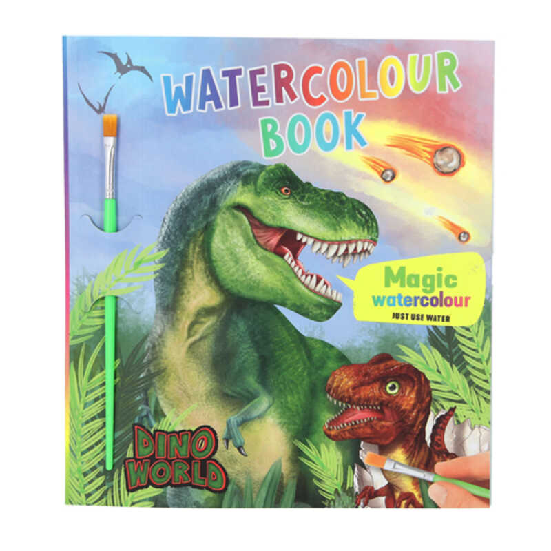 DINO WORLD LIBRO DE ACUARELAS