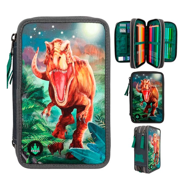 DINO WORLD ESTUCHE TRIPLE LED