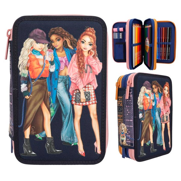 TOPMODEL ESTUCHE TRIPLE CITY GIRLS