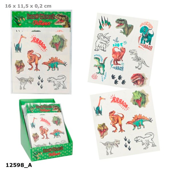 DINO WORLD TATOOS
