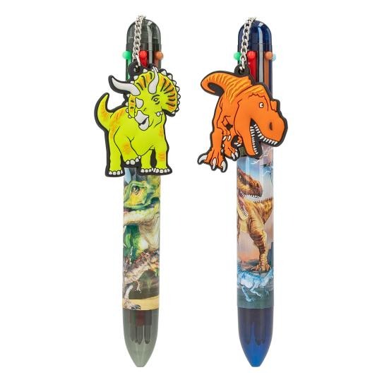 DINOWORLD BOLIGRAFO DE GEL 6 COLORES
