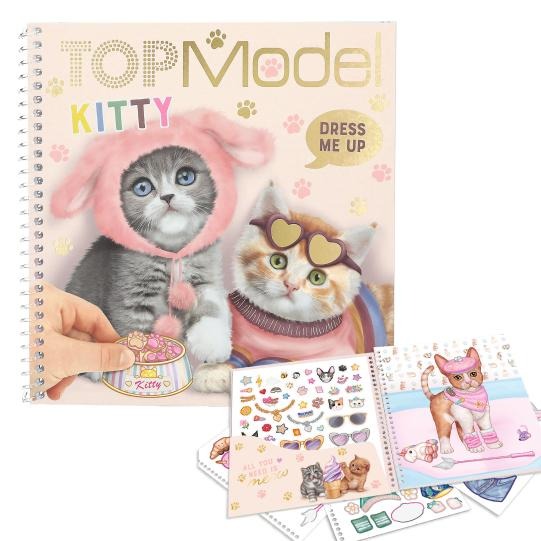 TOPMODEL CUADERNO CON CALCOMANIAS