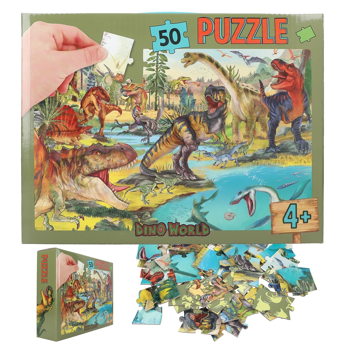 DINOWORLD PUZZLE 50 PIEZAS