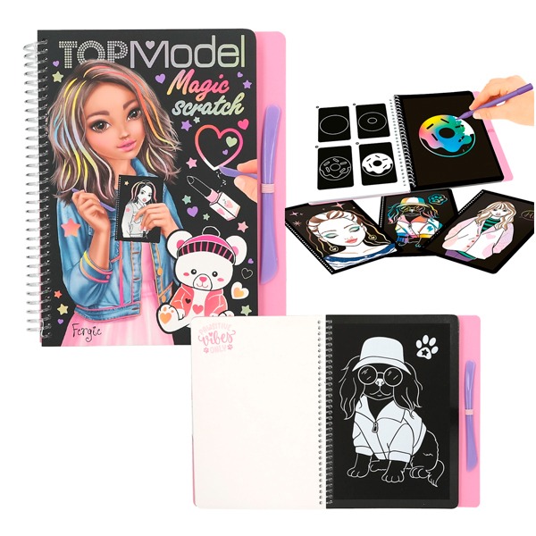 TOP MODEL MAGIC SCRATCH BOOK
