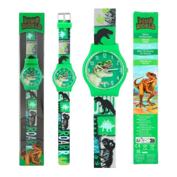 DINO WORLD RELOJ PULSERA SILICONA