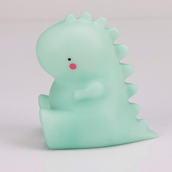 LAMPARA SOBREMESA NOCHE DINOSAURIO AZUL