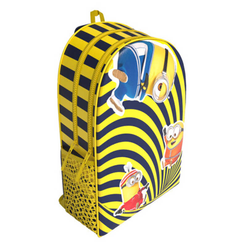 MOCHILA 41CM ADAPTABLE CARRO MINIONS