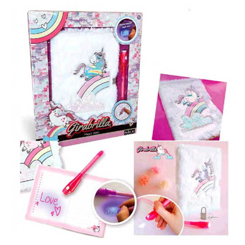 GIRABRILLA UNICORN MAGICO DIARIO