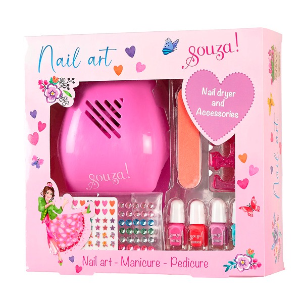 SET DE SECADOR Y ESMALTE DE UÑAS