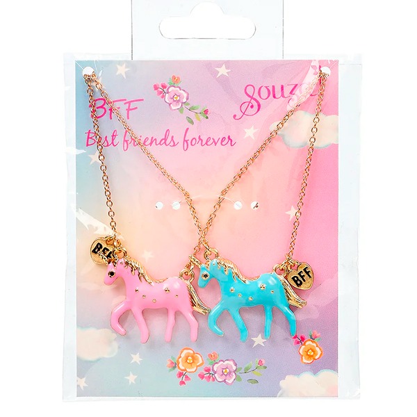 CAJA BFF CAVALLOS 2 COLLARES